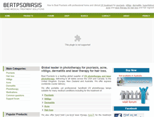 Tablet Screenshot of beatpsoriasis.com